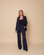 Blazer Monopetto in Blu Navy,