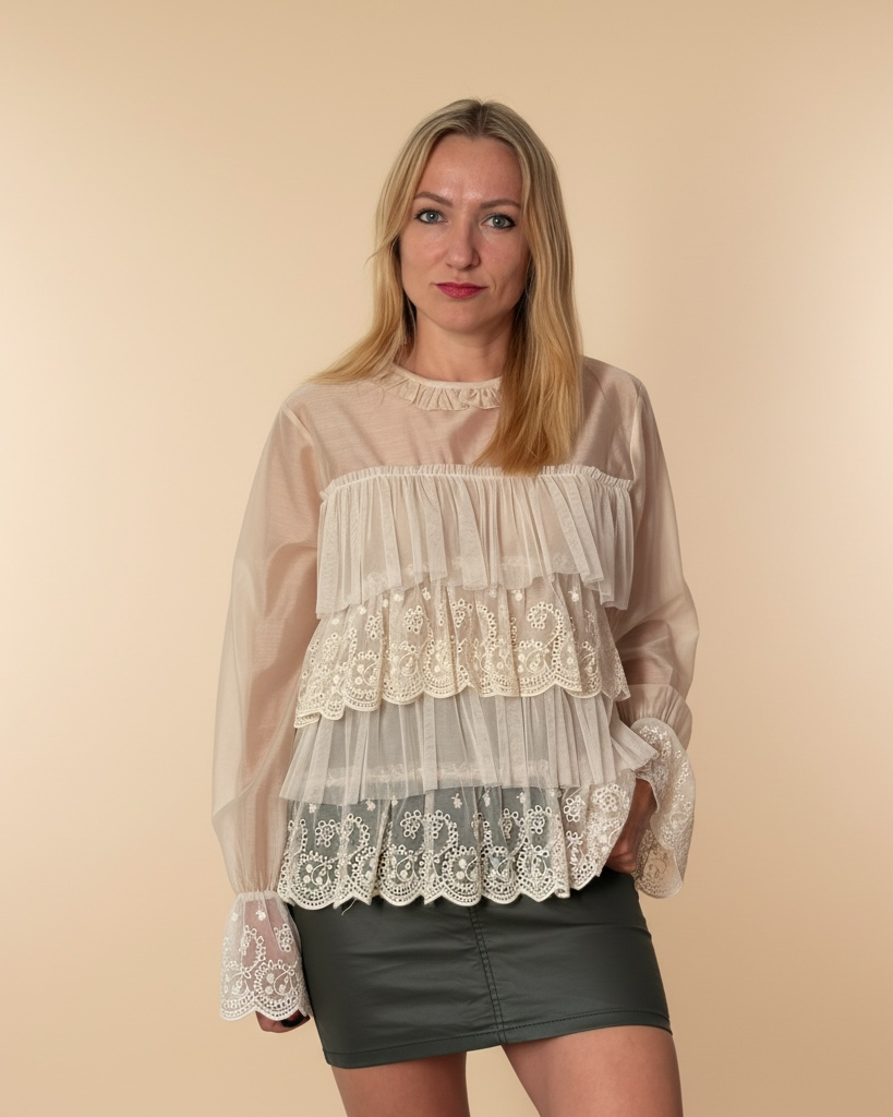 Blusa con Volant