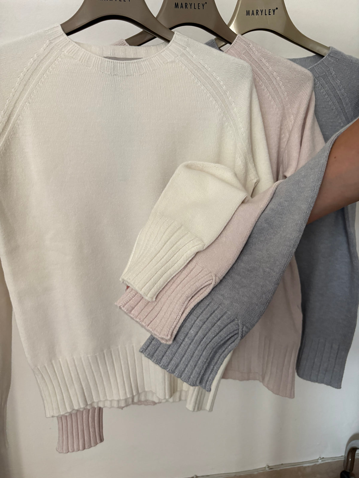 Maglioncino Girocollo Raglan