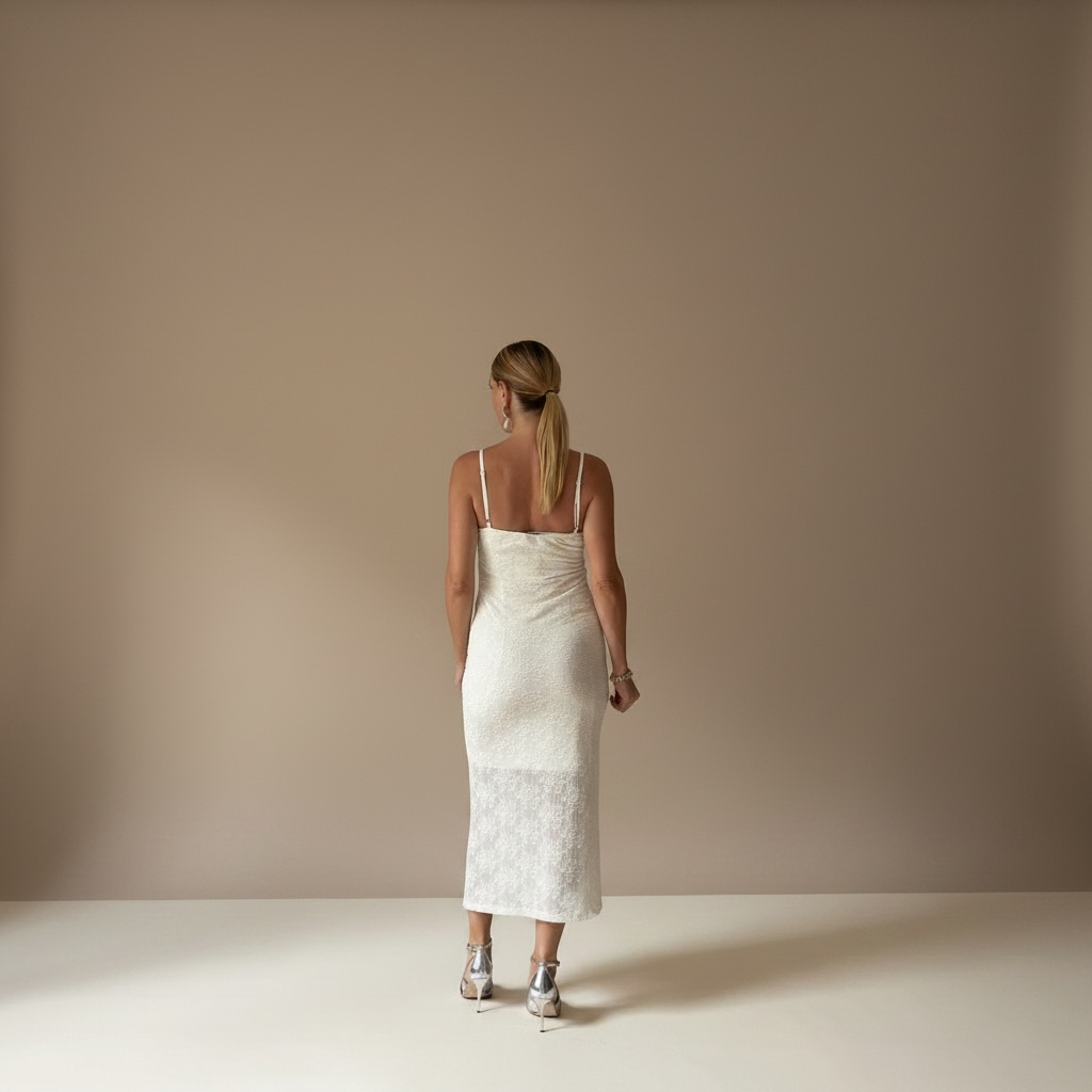 Abito Midi in Pizzo