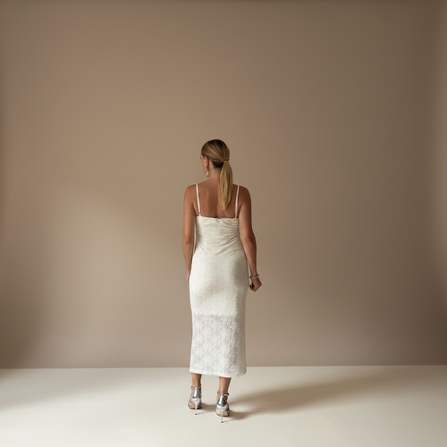 Abito Midi in Pizzo