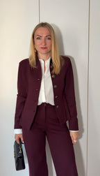 Giacca Blazer Bordeaux