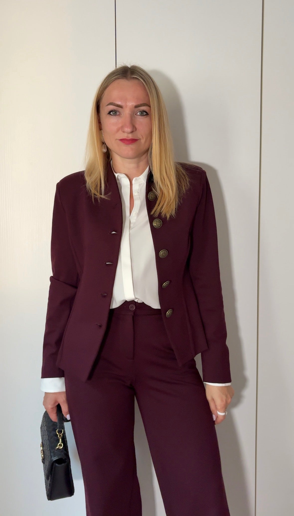 Giacca Blazer Bordeaux